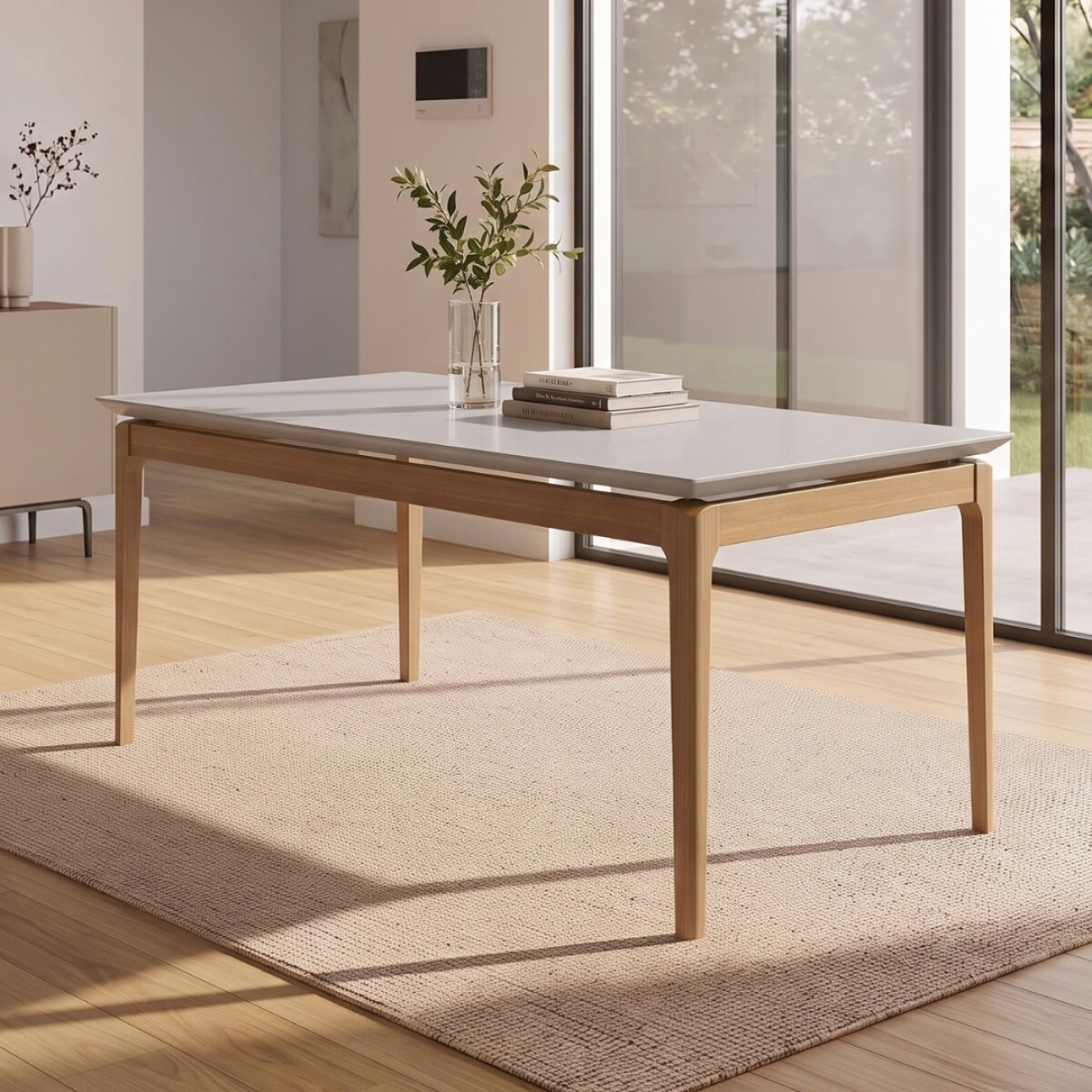 Mesa de Comedor Rectangular 1.6 Wind - Wood 