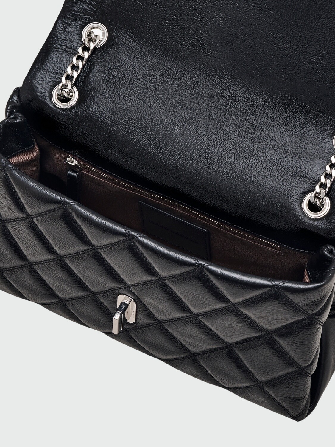 MARC JACOBS - The Quilted Leather Medium Dual Bag Negro