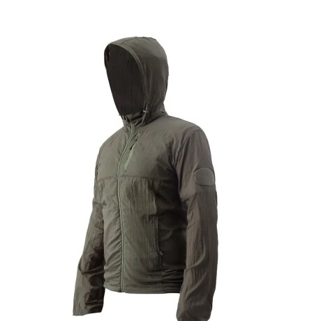 Campera de nylon PRO repelente al agua Verde