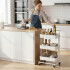 Carrito Organizador Cocina 3 Estantes Carro Con Ruedas Almacenamiento Imback Color Blanco Carrito Organizador Cocina 3 Estantes Carro Con Ruedas Almacenamiento Imback Color Blanco
