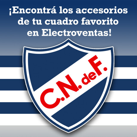 Bolso con Correa Ajustable de Nacional en Poliéster AZUL MARINO/ROJO/BLANCO