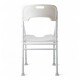 Silla Para Aducha Plegable Altura Ajustable Brazos Respaldo Sin Color