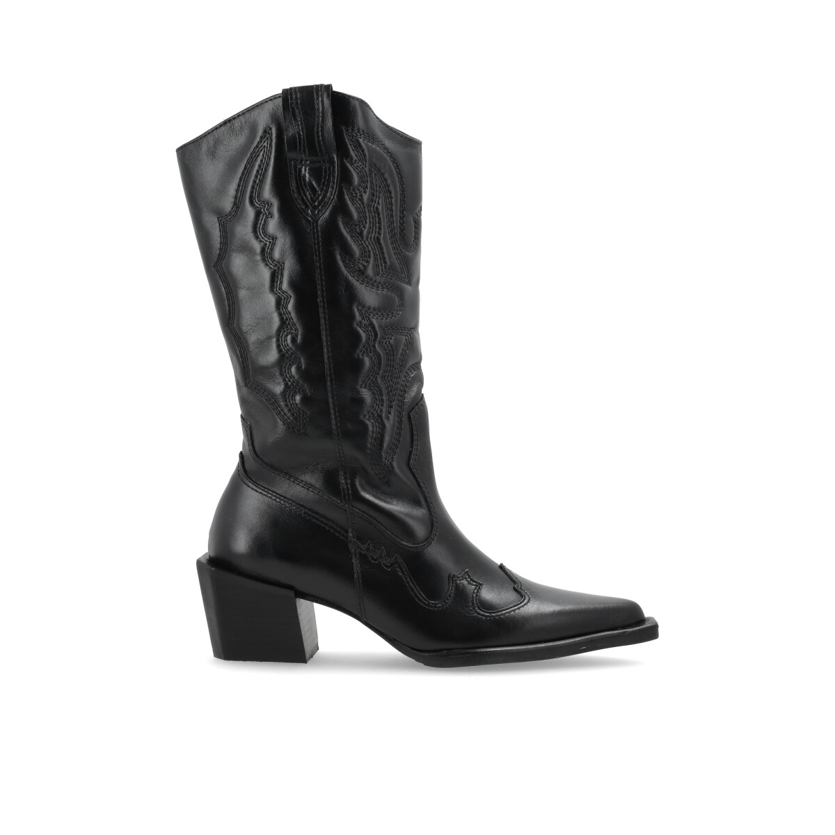 BOTA CUERO VELLETRI - NEGRO 