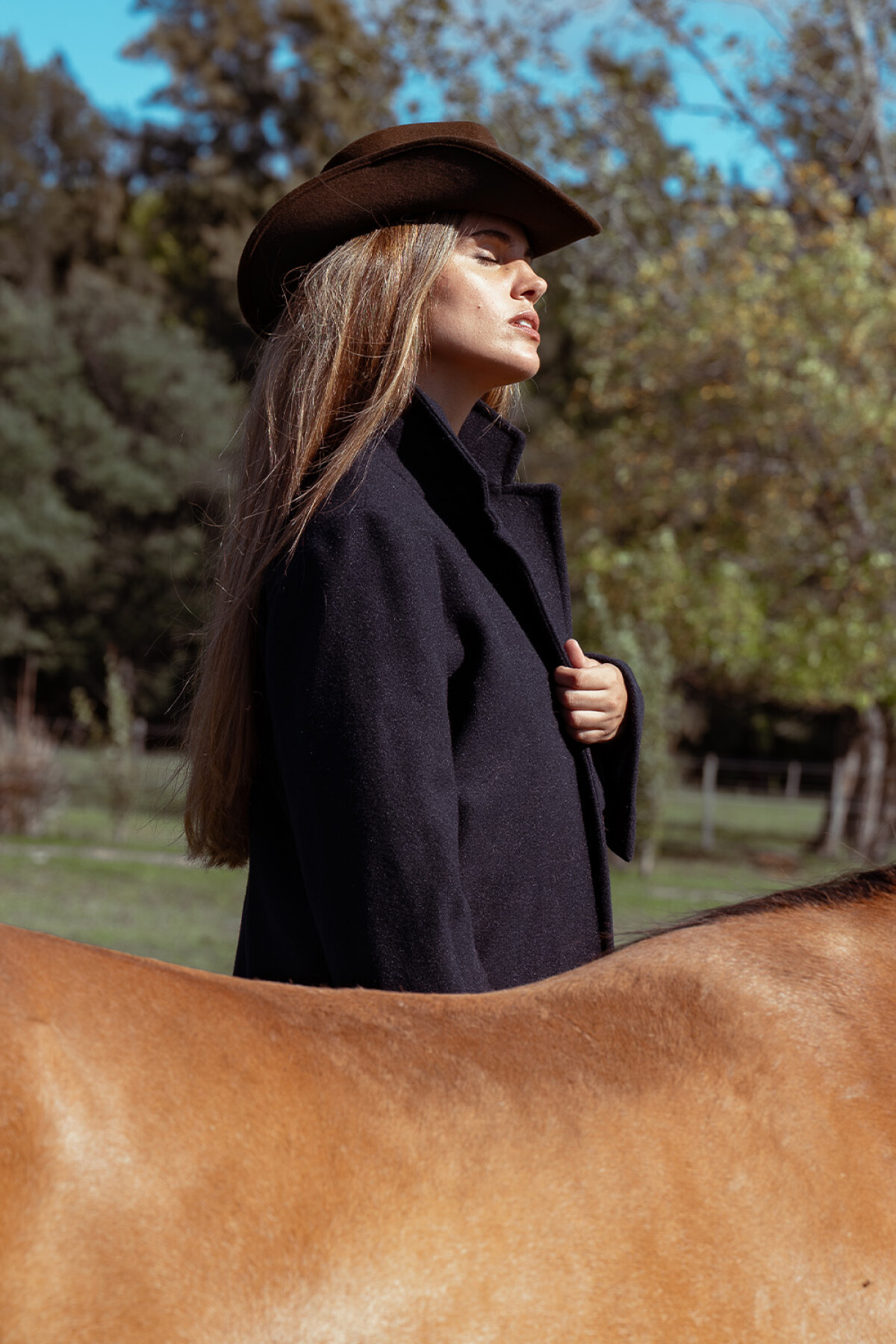 Tapado Patria Lana Azul