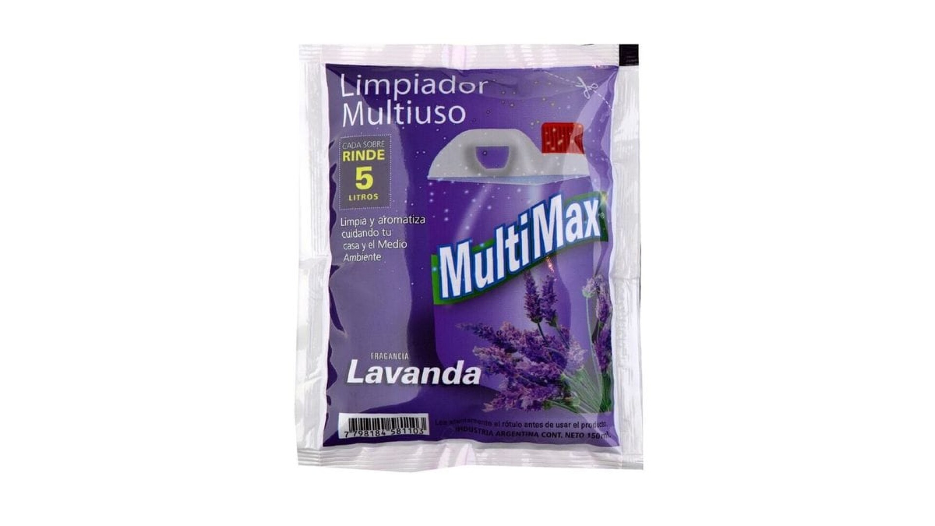 Limpiador multiuso concentrado Lavanda MULTIMAX 150ml 