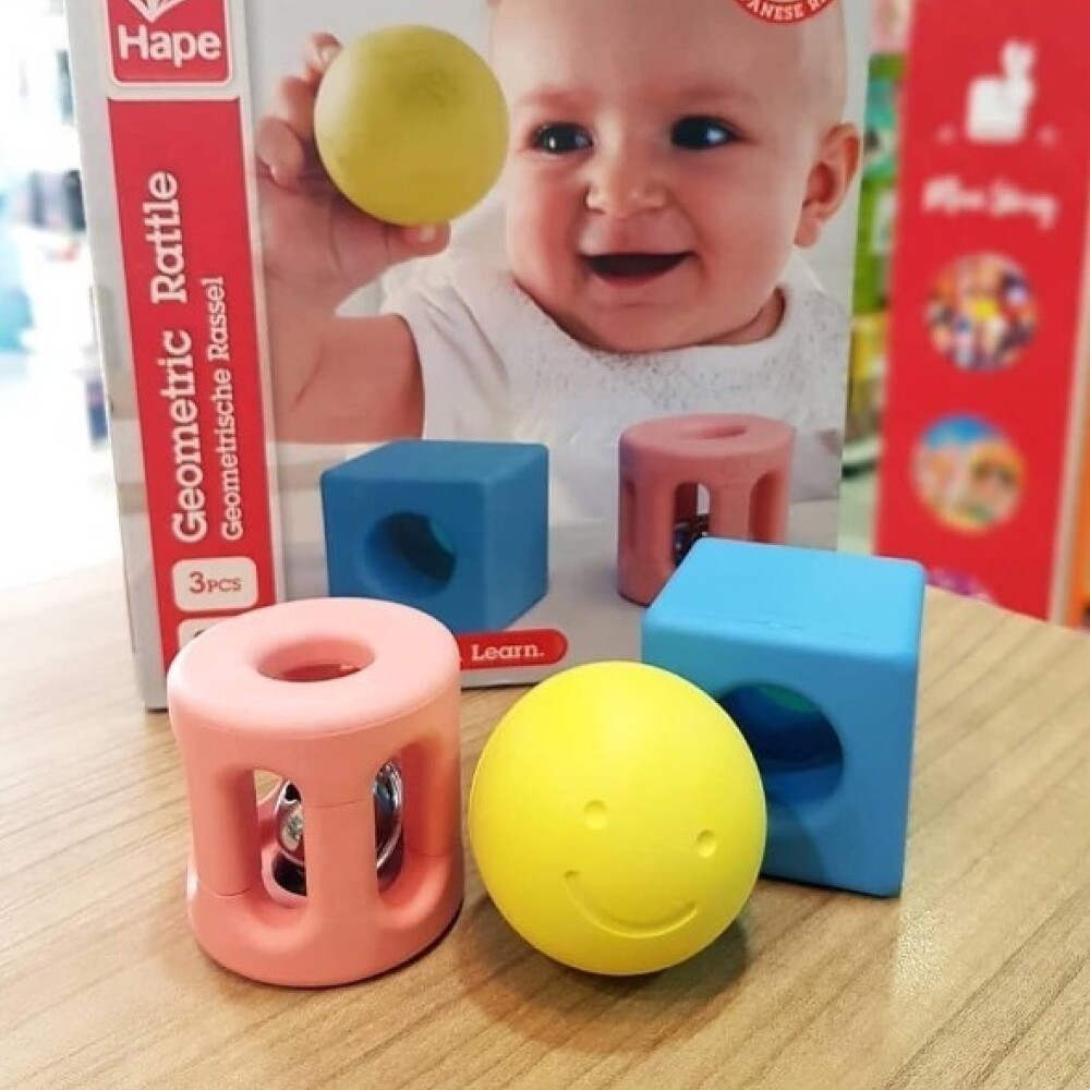 Set x3 mordillos arroz sonajero HAPE Set x3 mordillos arroz sonajero HAPE