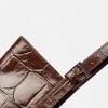 Shopper The Icon en cuero grabado big croco Marron