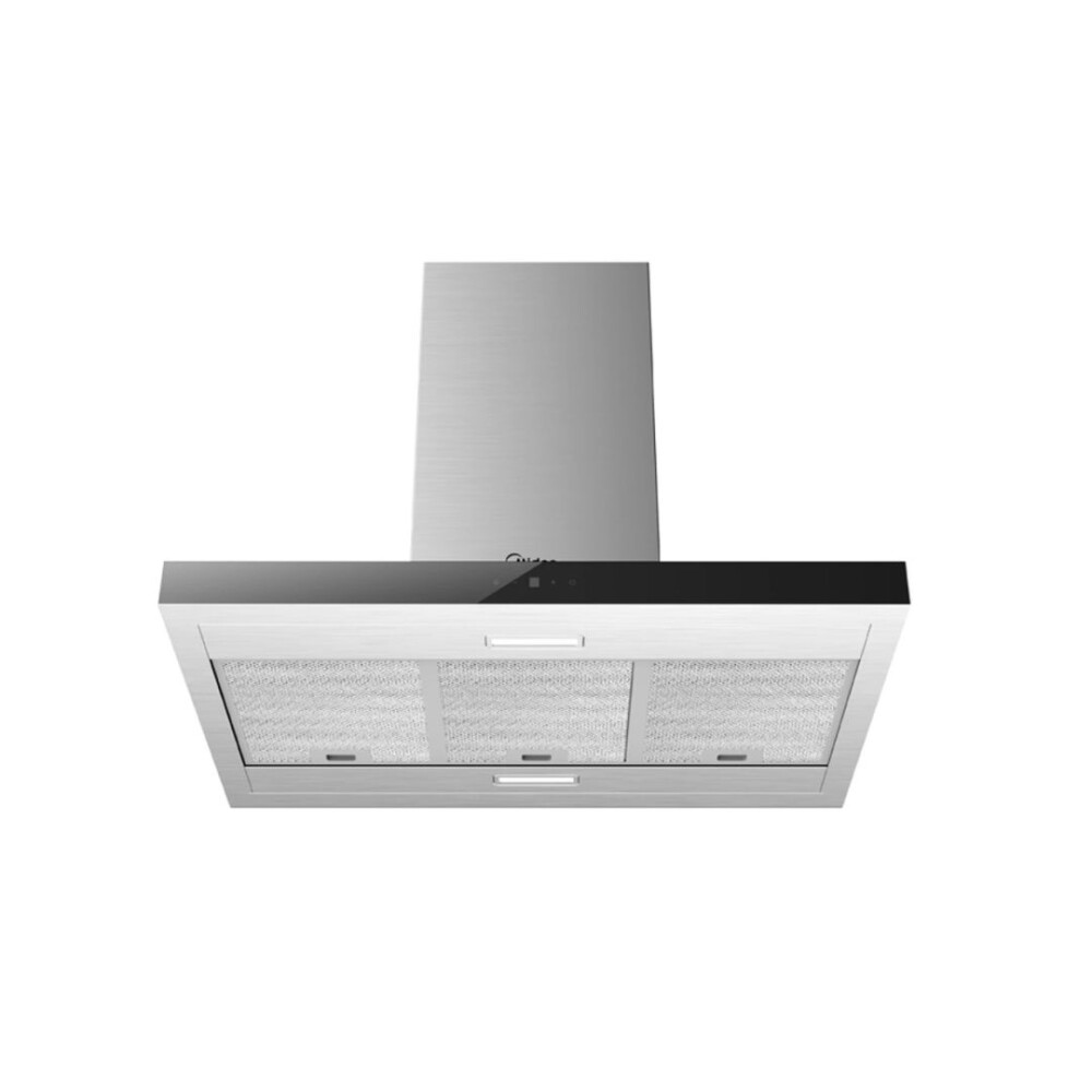 Campana de isla extractora purificadora 90cm Inox - Modelo MH90M83ET24MB - Midea Campana de isla extractora purificadora 90cm Inox - Modelo MH90M83ET24MB - Midea