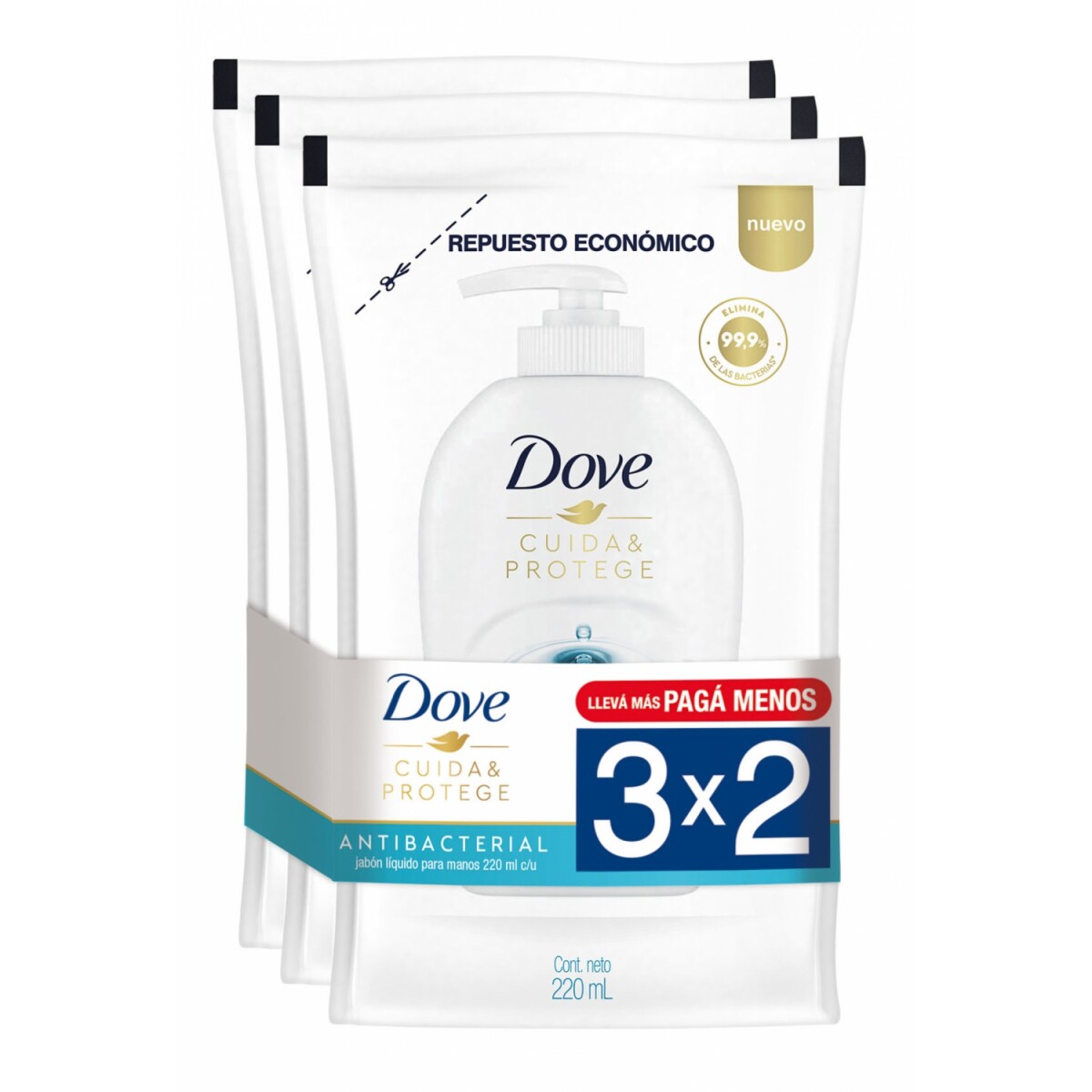 Dove Rep Antibacterial 220 