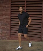 Polo Manga Corta The 24-7 Hombre Black