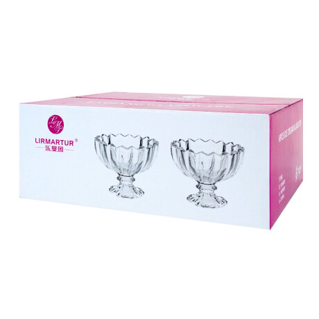 Set de copas de postre 6 unidades 200ml Set de copas de postre 6 unidades 200ml