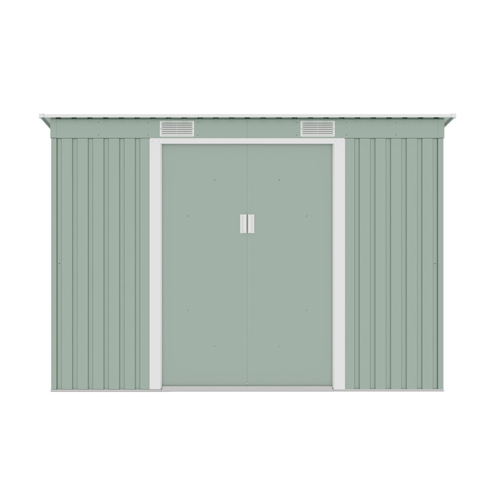 CASITA DE JARDIN ACERO VERDE S2001
