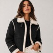 CAMPERA SLOWLY MGF102 NEGRO