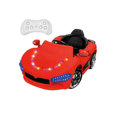 Auto a Batería Modelo Rindt con control remoto Rojo