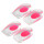 Talonera x 2 Pares Silicona Ortopédica Plantilla Rosa