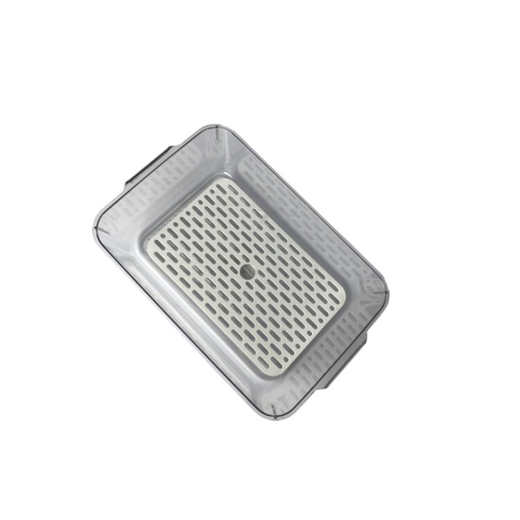 ORGANIZADOR ACRILICO CON TAPA Y REJILLA 33,6X21,5X10,3CM ORGANIZADOR ACRILICO CON TAPA Y REJILLA 33,6X21,5X10,3CM