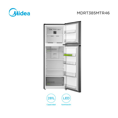 Refrigerador 274 Lts. Inox Midea M300sd Mdrt385mtr46 Unica
