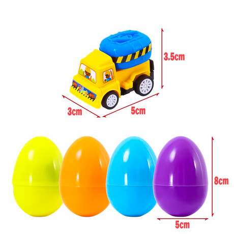 Set Cotillón N39 Sorpresitas Autos Huevos X12p Fiesta Cot002032