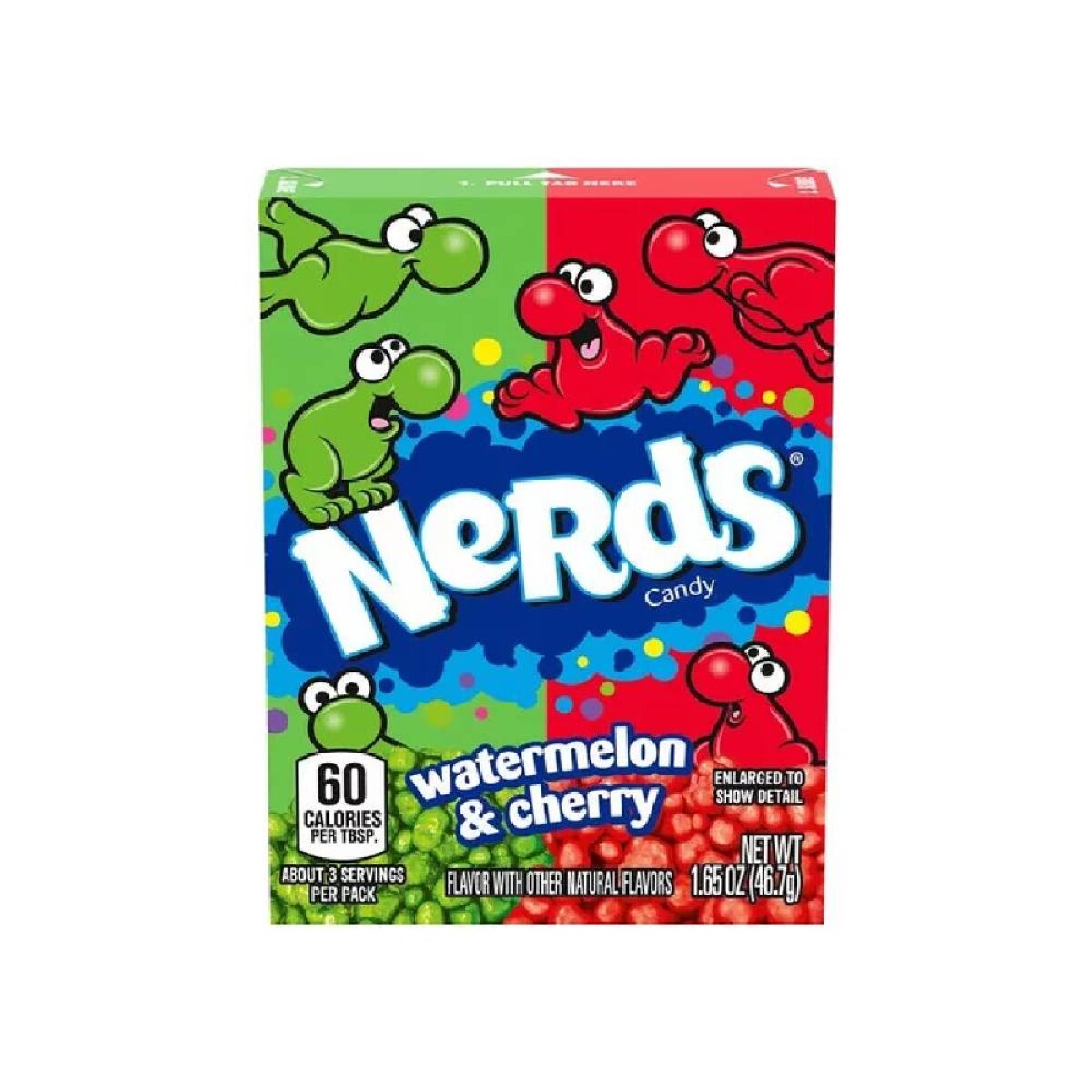 Caramelos Nerds Sandia y Cereza 47g 