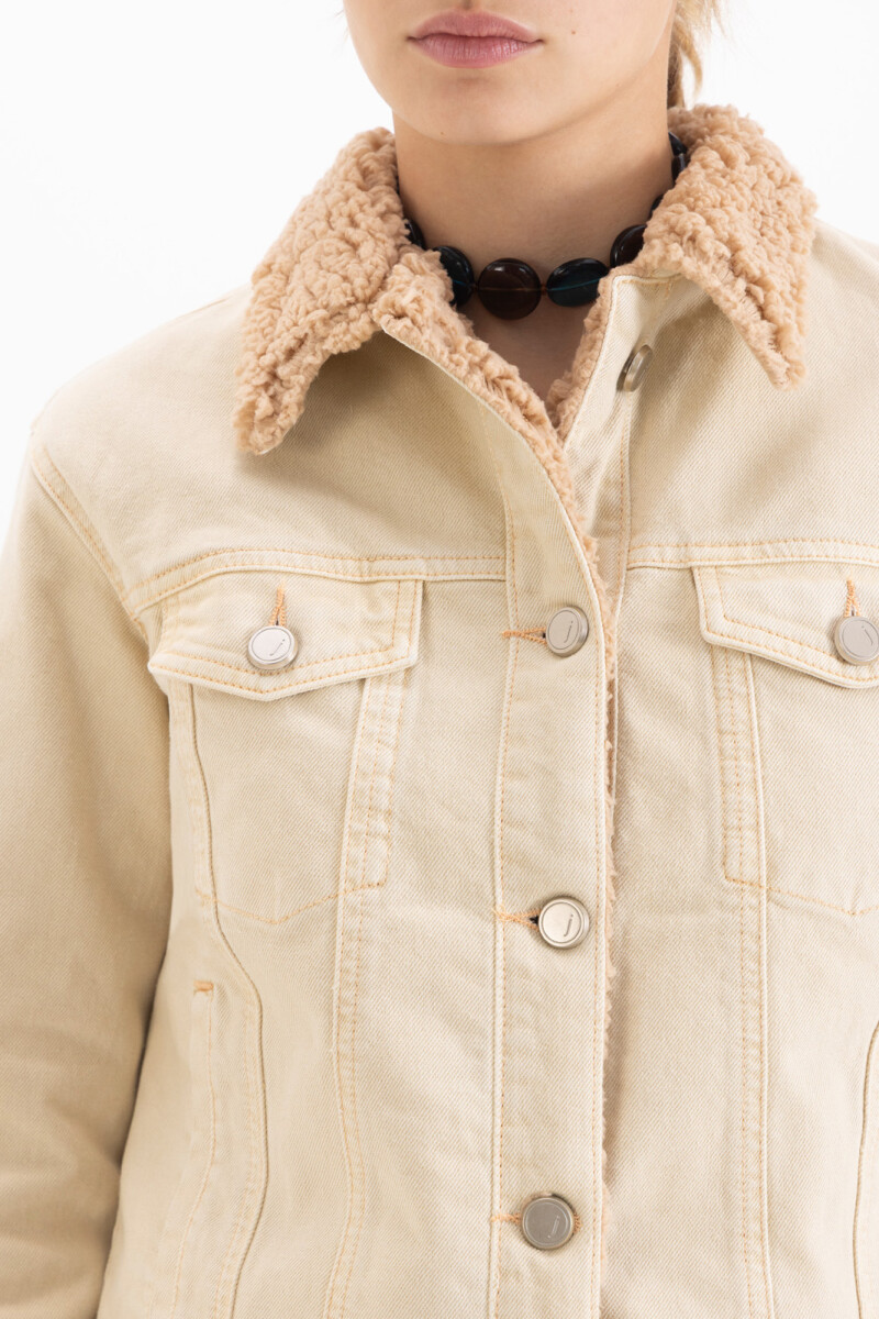 CAMPERA TRUCKER NUDE Beige