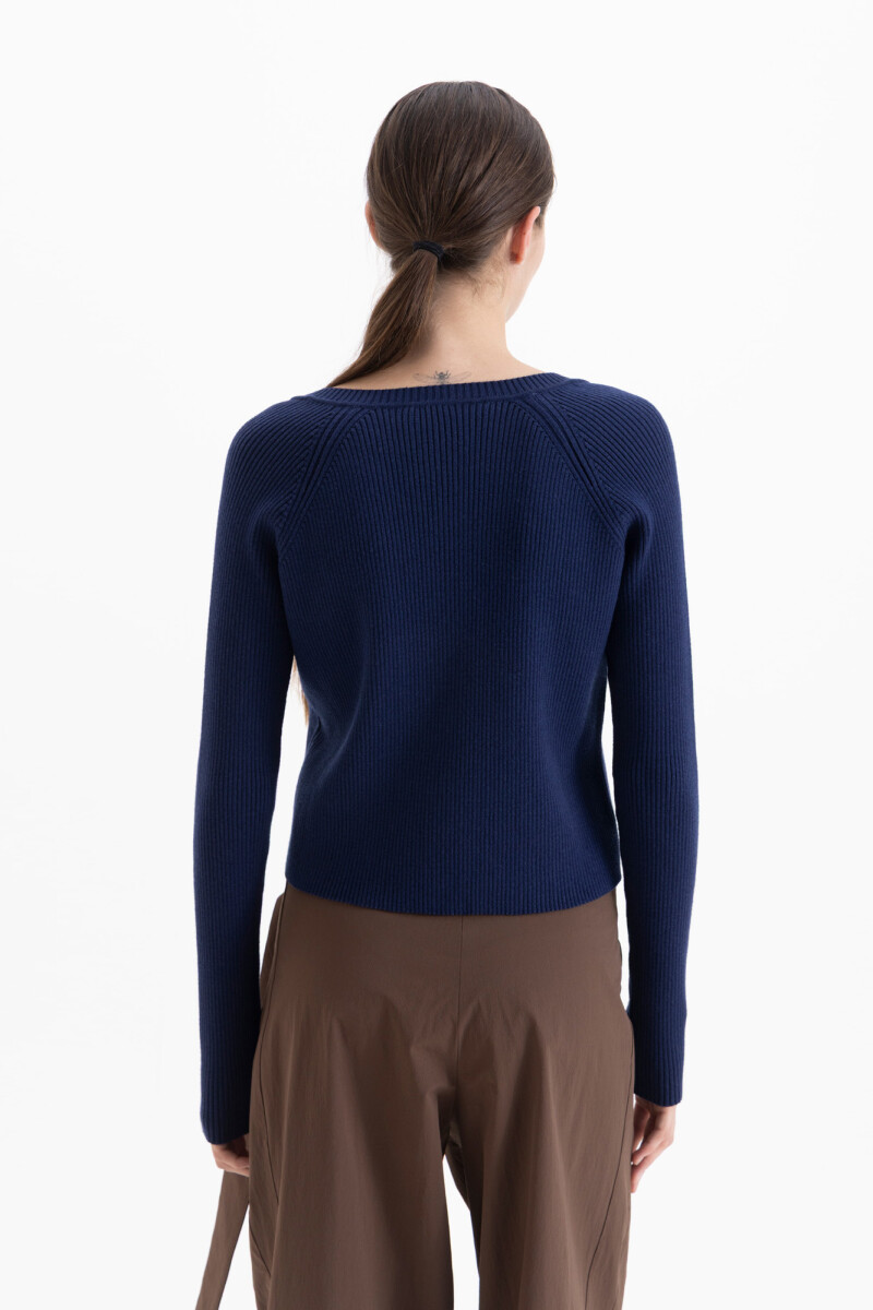 CARDIGAN LUNA Azul Marino