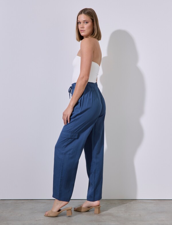 Pantalon Cargo AZUL