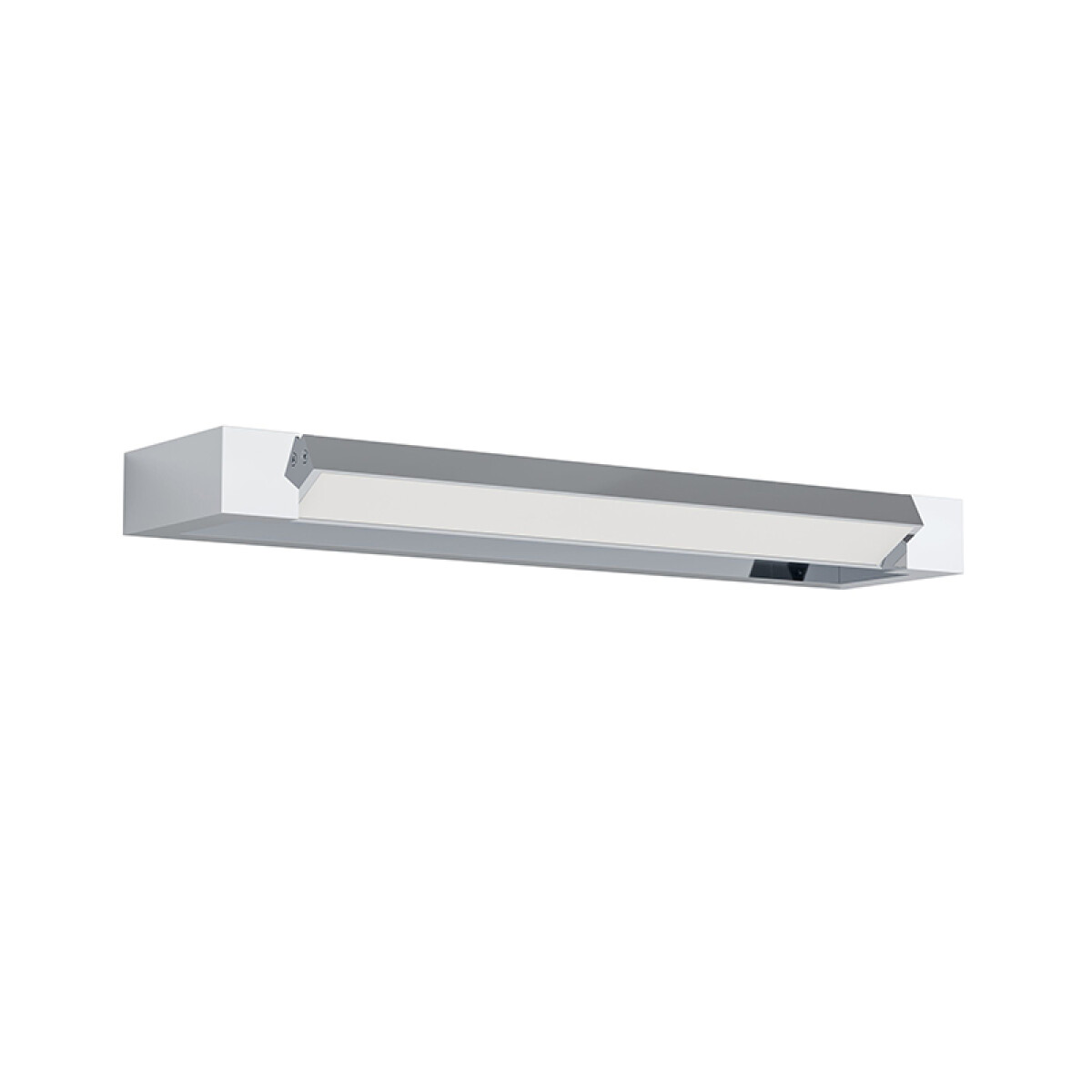 Aplique LED rectang. cromo 9W neutra 1000Lm IP44 - EG0353 