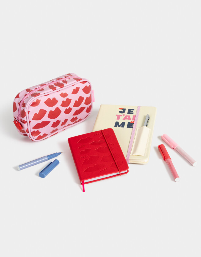Librería Sets Set De Cuaderno Y Lapicera 'je T'aime' - Combinacion Multicolor