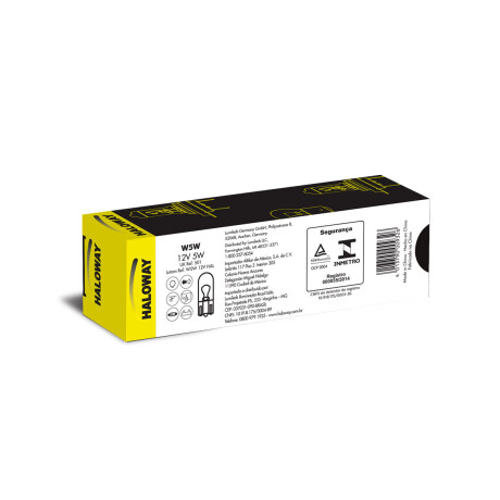LAMPARA - W5W 12V =01732 HALOWAY LAMPARA - W5W 12V =01732 HALOWAY
