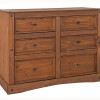 COMODA SSL CH- REF36 -6 Cajones 1.35 m c/herrajes -L.Mexican Sin color
