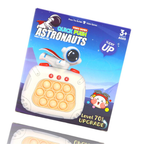 Pop It Astronauta Electrónico Consola Sensorial c/Luz Música Rosa