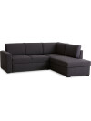 Sofa bed chaise longue BEDSTED grey Sofa bed chaise longue BEDSTED grey