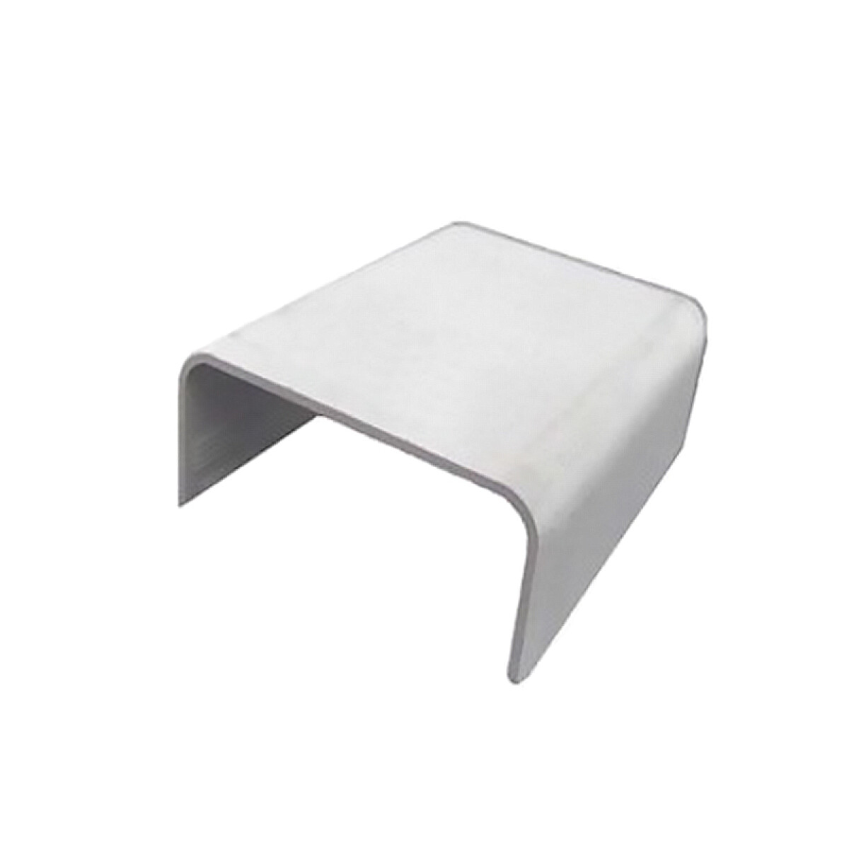Unión recta blanca p/ducto 18x21mm - ZO0317 