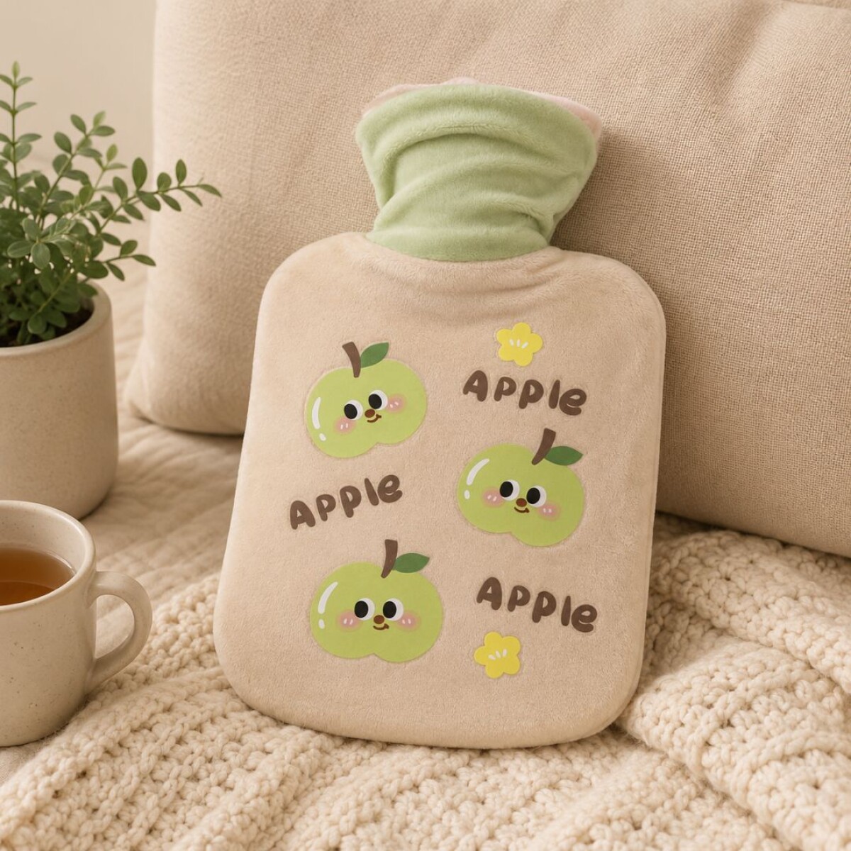 BOLSA DE AGUA CALIENTE CON FUNDA 500ML 