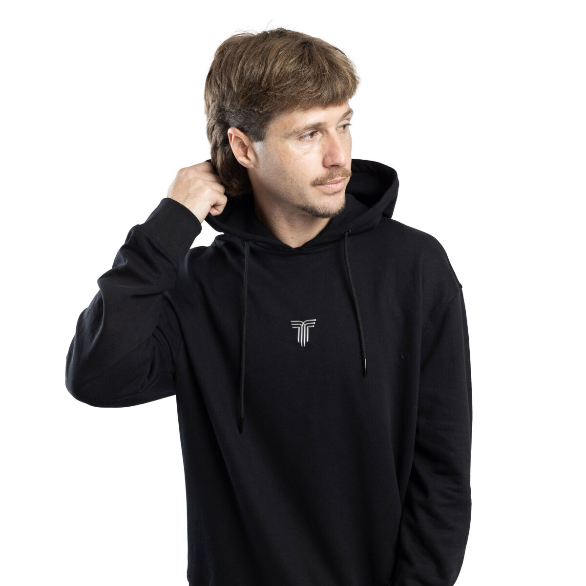 Canguro Unisex Tiffosi 3D - Negro - Blanco 