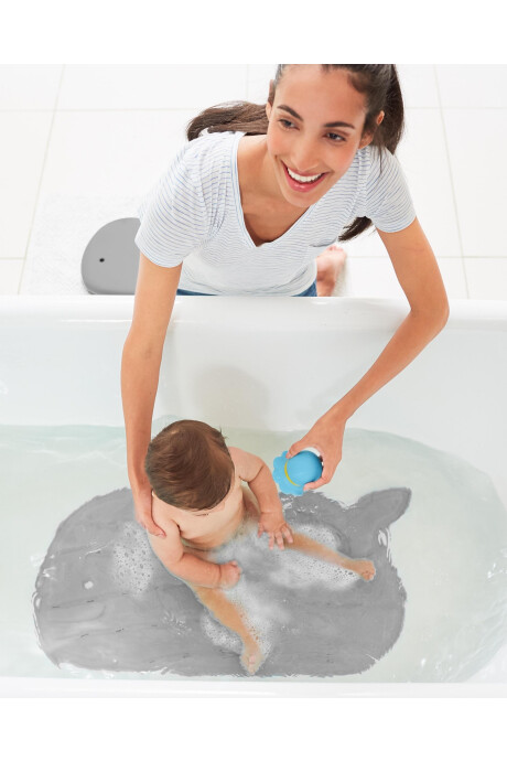 Alfombra antideslizante para baño, gris Sin color