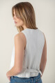 Chaleco magic Blanco gastado