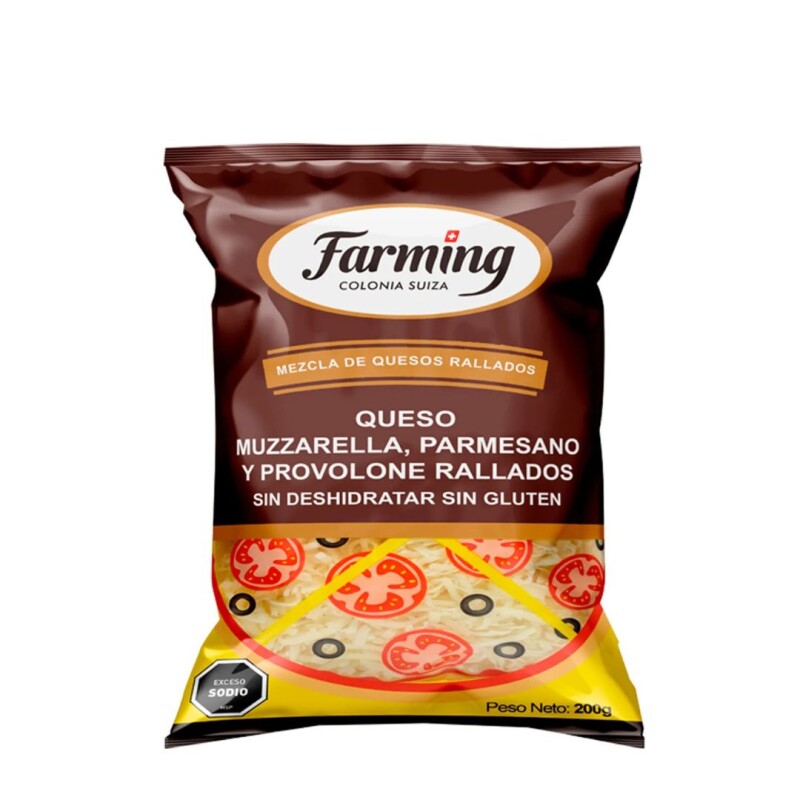 MEZCLA DE QUESOS RALLADOS 200G MEZCLA DE QUESOS RALLADOS 200G