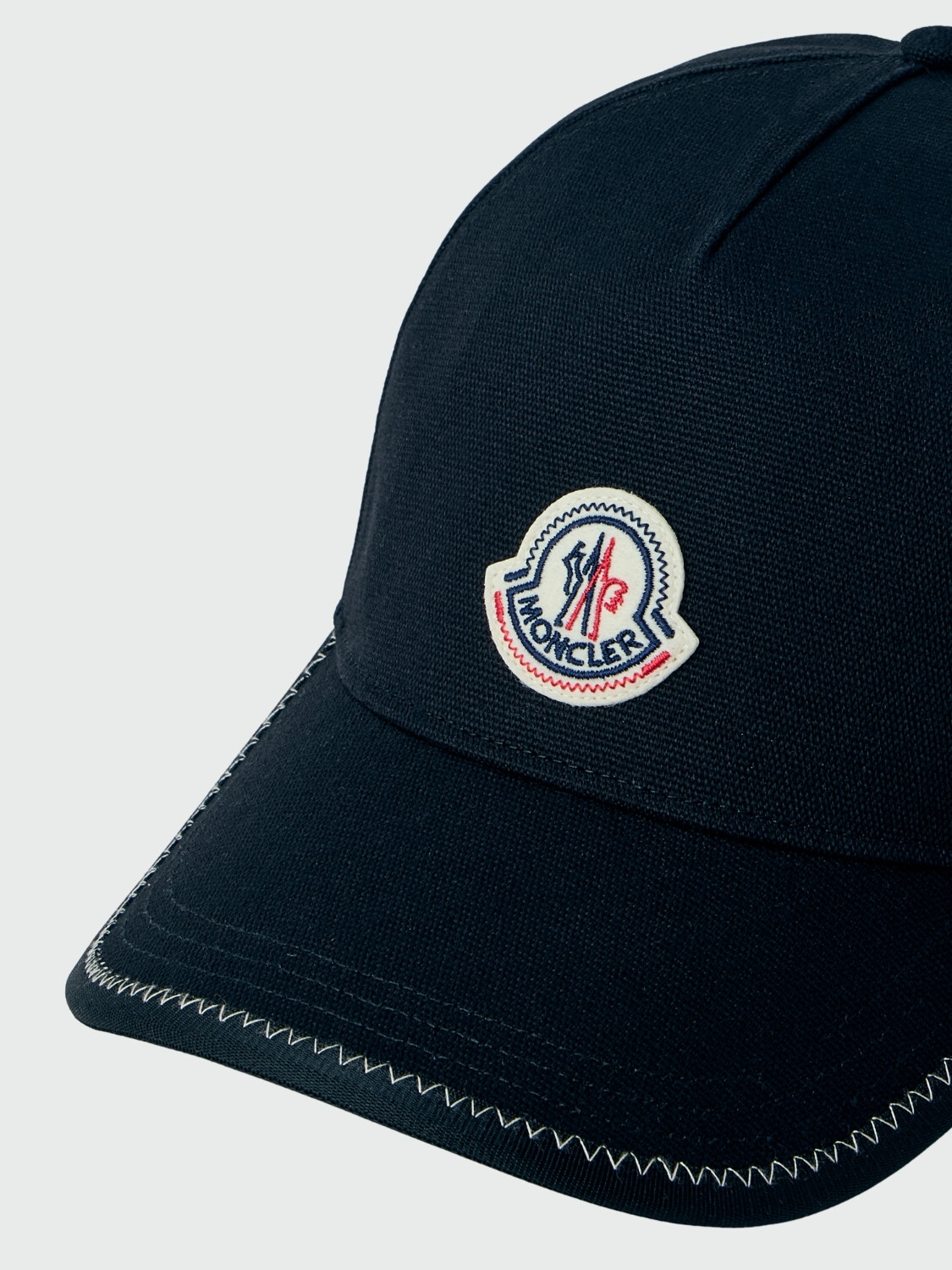 MONCLER - Gorra de Baseball Negro