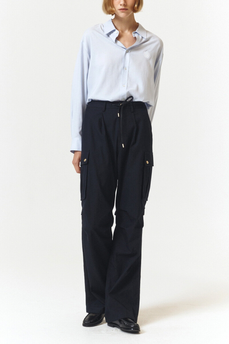 Pantalón Cargo Azul
