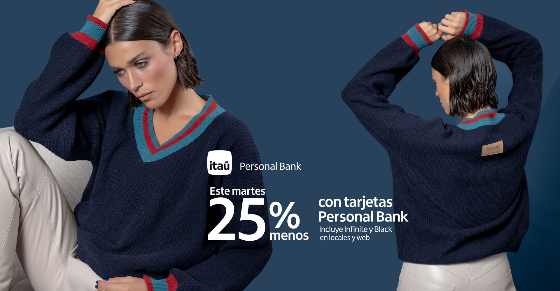 25% de descuento con Itau Personal Bank, Infinite y Black
