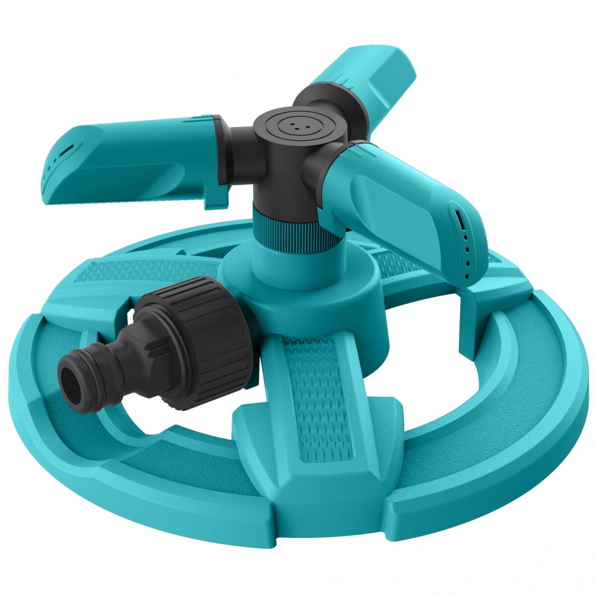 Aspersor Regador 3 Brazos, Giratorio 360° 