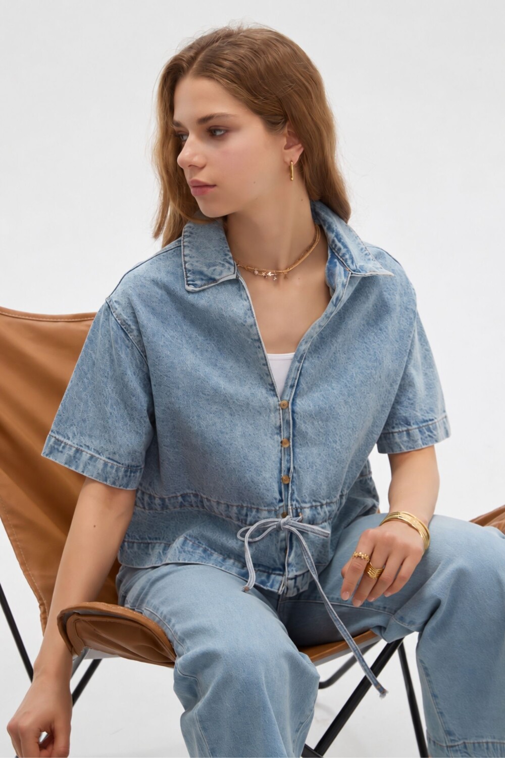 Blusa Larea Celeste