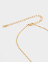 Bijouterie Set Premium Gold Set De Collar Y Aros Con Cubic Zirconia - Dorado