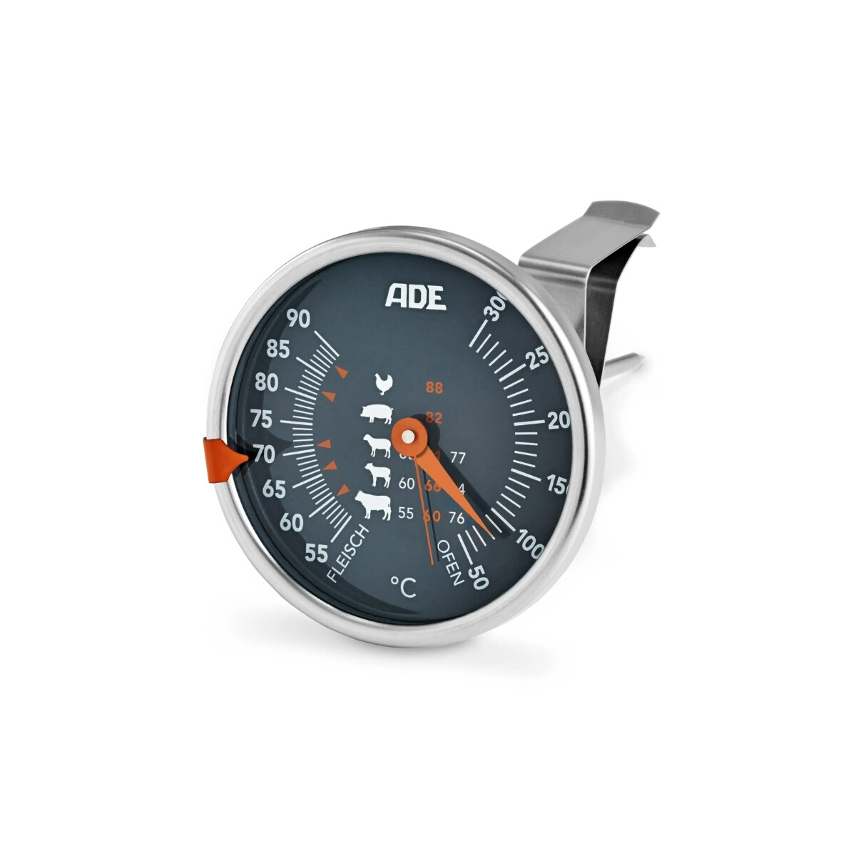 Termometro p/carne 55º-90ºC y 50º-300ºC ADE 