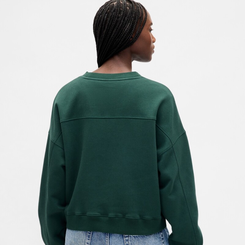 LOGO WEDGE PULLOVER DEEP HUNTER 505