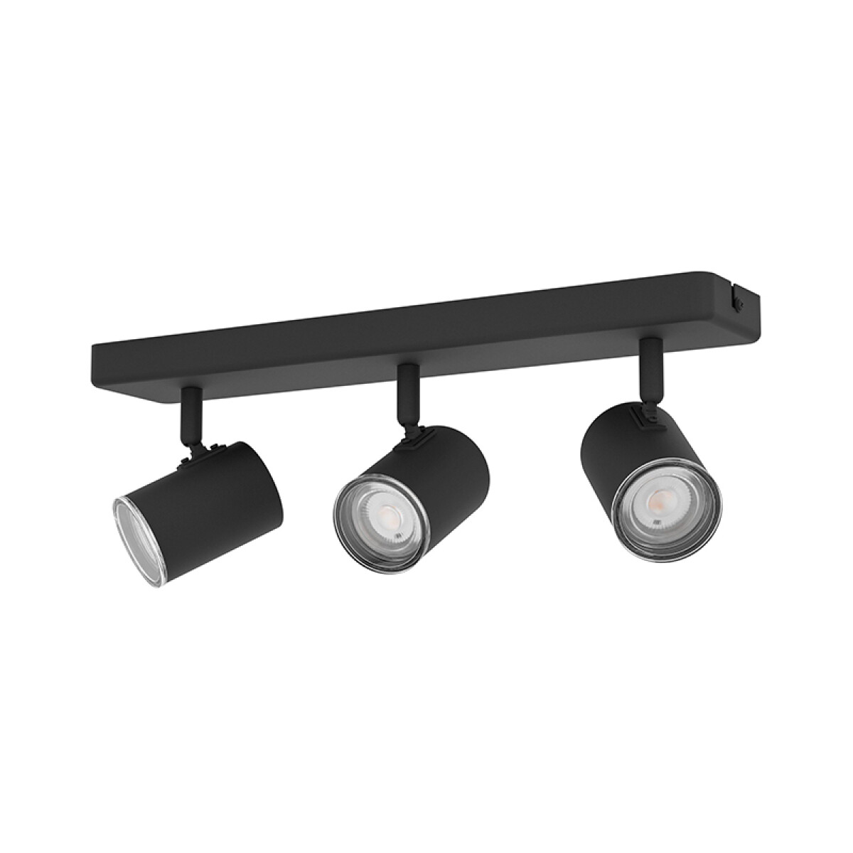 Aplique de pared acero negro 3xGU10 - EG6402 