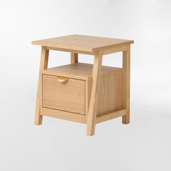 MESA DE NOCHE LATTE ROBLE CLARO - UNICO