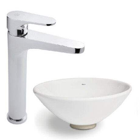 Griferia De Lavatorio Alto Linea Dalia Fv Monocomando Cromo CROMO