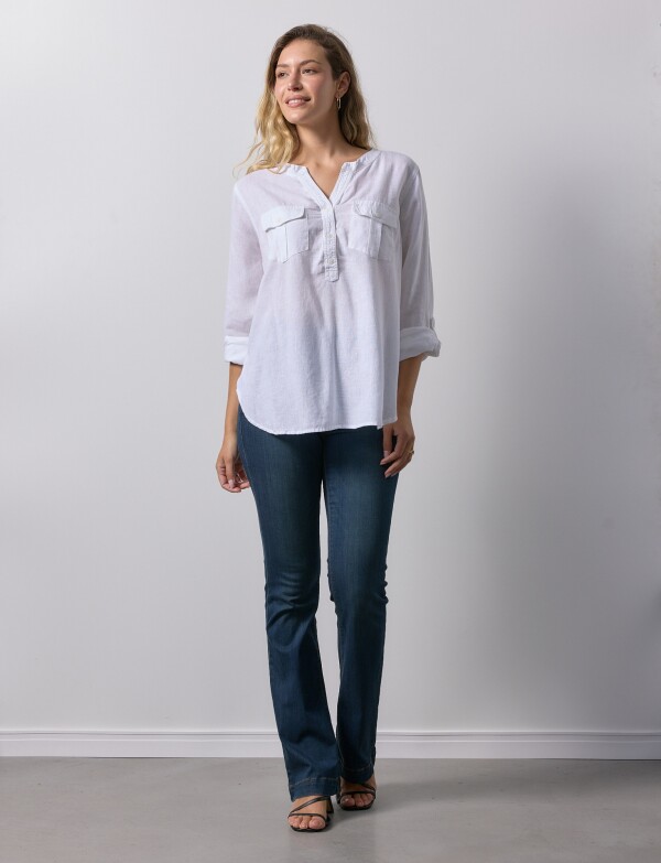 Blusa Lino BLANCO